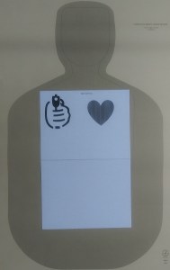 Two sheet target